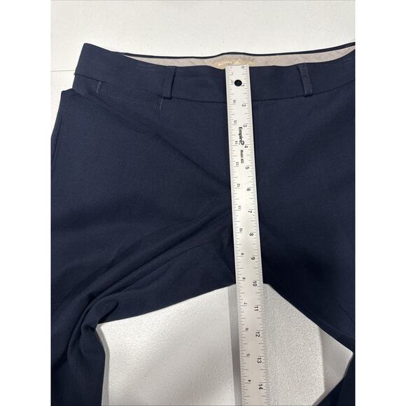 Banana Republic Sloan Slim Ankle Pants Womens 6 Petite Navy Blue Office Career - Picture 5 of 10